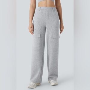 HALARA High Waisted Pockets Straight Leg Hiking Cargo Pants